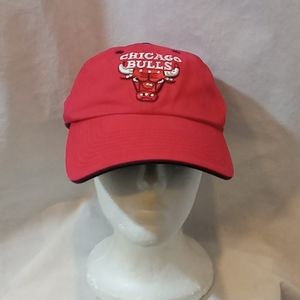 Chicago Bulls Womens Red Glam Cap Hat Adidas Basketball